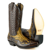 Boots Cowboy Men's and Women's Country and Western 1935 Milanelo Zamora/ camel