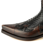 Boots Cowboy Men's and Women's Country and Western 1935 Milanelo Zamora/ black