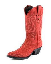 Boots Lady Cowboy Model Alabama 2524 Red Washed |Cowboy Boots Europe