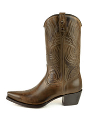 Boots Cowboy Woman 2536 Virgi Marron |Cowboy Boots Europe
