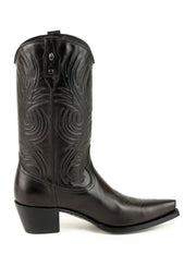 Boots Cowboy Woman 2536 Virgi Black |Cowboy Boots Europe