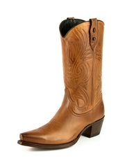Boots Cowboy Woman 2536 Virgi Camel |Cowboy Boots Europe