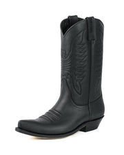 Boots Cowboy Unisex Model 20 Black |Cowboy Boots Europe