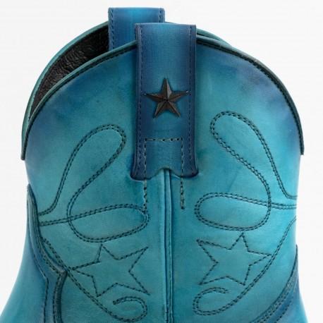 Boots Cowboy Lady Model 2374 Turquoise Vintage |Cowboy Boots Europe