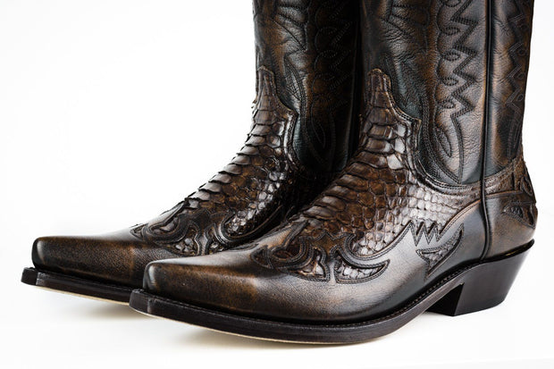 Boots Cowboy Unisex Model 1935 Milanelo Zamora/Píton Cuero 12 |Cowboy Boots Europe