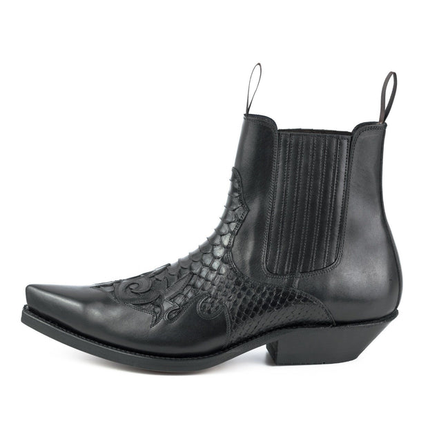 Fashion Boots Men Model Rock 2500 Black |Cowboy Boots Europe
