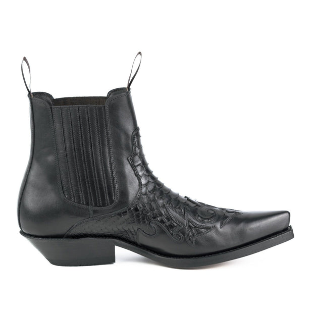 Fashion Boots Men Model Rock 2500 Black |Cowboy Boots Europe