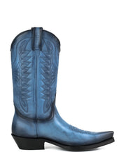 Boots Cowboy Vintage Blue 1920s Unisex Model |Cowboy Boots Europe