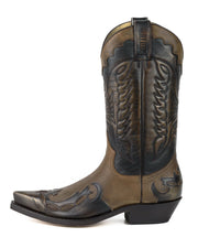 Boots Cowboy Unisex Boots Model 1927-C Milanelo Verin/Crazy Old | Cowboy Boots Europe