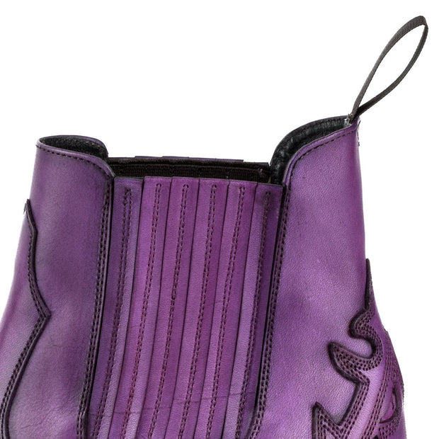 Fashionable Boots Lady Model Marilyn 2487 Purple Purple |Cowboy Boots Europe