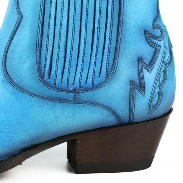 Boots Fashion Lady Model Marilyn 2487 Turquoise |Cowboy Boots Europe