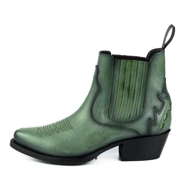 Fashionable Lady Boots Model Marilyn 2487 Green |Cowboy Boots Europe