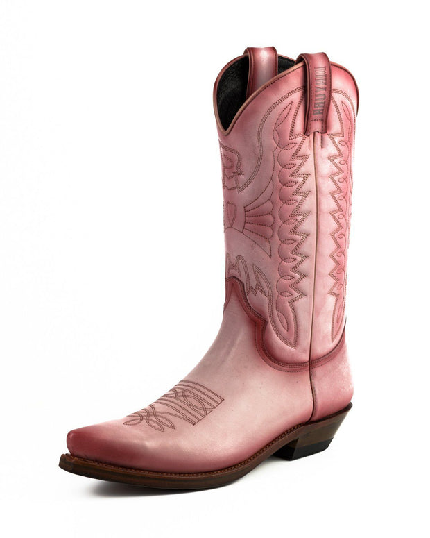 Boots Cowboy Vintage Pink Boots Model 1920 | UnisexCowboy Boots Europe