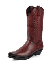 Boots Cowboy Vintage Red 476 Model Unisex 1920 Red |Cowboy Boots Europe