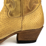 Yellow Women Cowboy Country and Western Boots Alabama 2524 