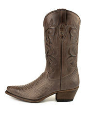 Brown Women Cowboy Country and Western Boots Alabama 2524 