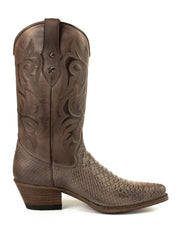 Brown Women Cowboy Country and Western Boots Alabama 2524 