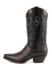 Women Cowboy Country and Western Boots Alabama 2524 Black
