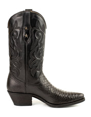 Women Cowboy Country and Western Boots Alabama 2524 Black